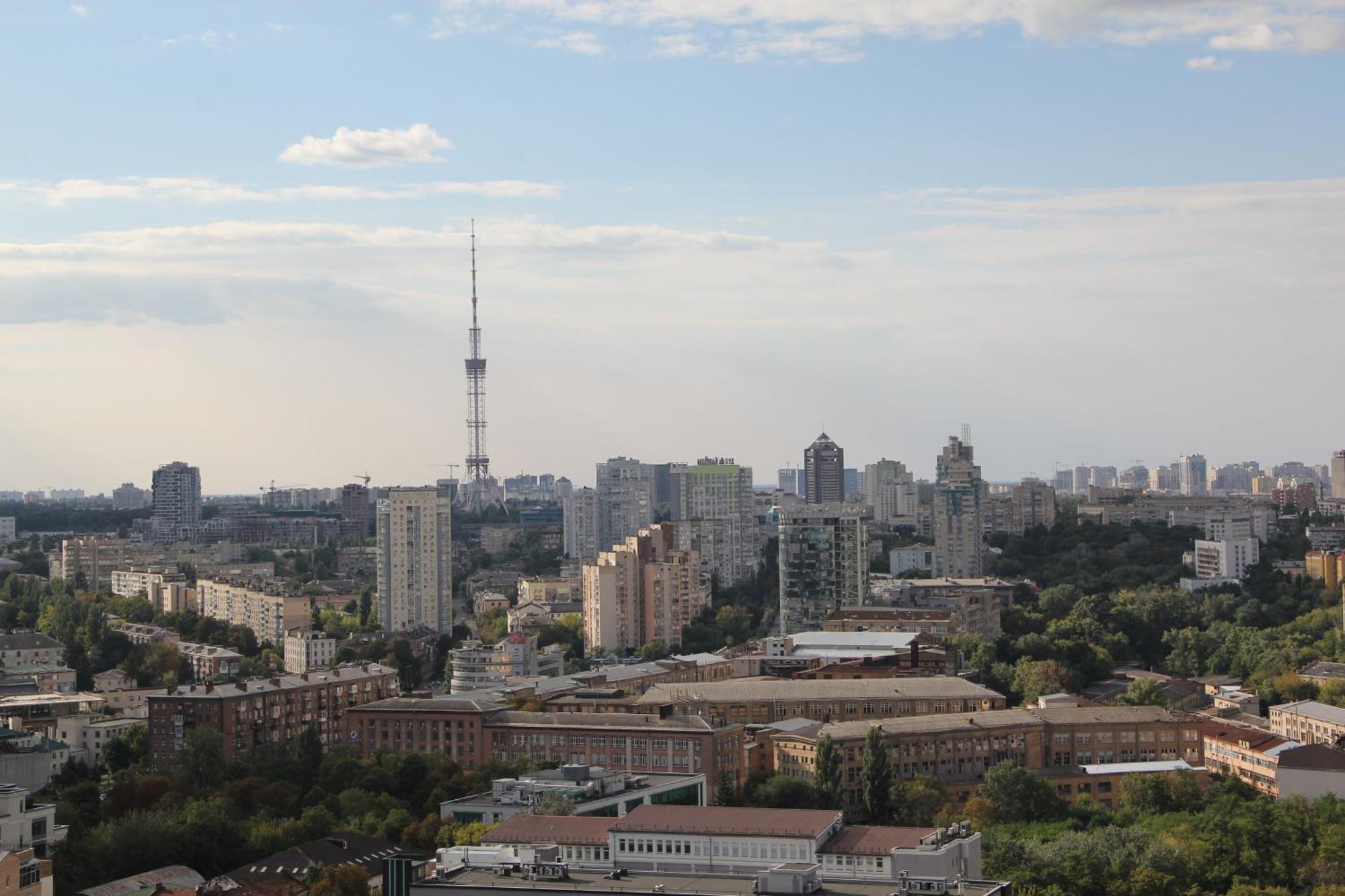 Luxurious Apartment With Panoramic View In The Historic Center Kiev Extérieur photo
